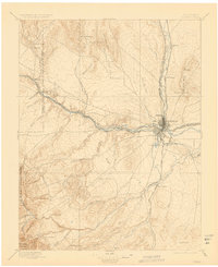 1897 Map of Pueblo, CO, 1923 Print