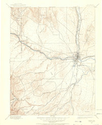 1894 Map of Pueblo, CO, 1957 Print
