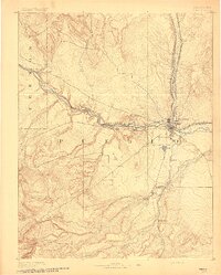 1891 Map of Pueblo