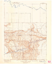 1910 Map of Rangely, 1939 Print