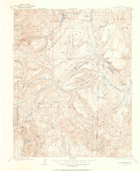 1905 Map of Saguache County, CO, 1963 Print