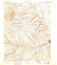 1891 Map of Spanish Peaks