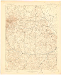 1897 Map of Aguilar, CO, 1923 Print