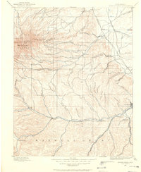 1895 Map of Aguilar, CO, 1961 Print