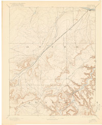 preview thumbnail of historical topo map of Otero County, CO in 1894