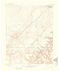 1894 Map of La Junta, CO, 1948 Print