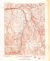 preview thumbnail of historical topo map of Gunnison County, CO in 1908