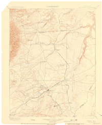 1897 Map of Walsenburg, CO, 1908 Print