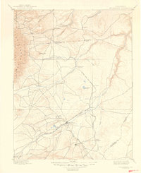 1897 Map of Walsenburg, CO, 1949 Print