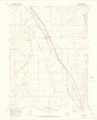 Download a high-resolution, GPS-compatible USGS topo map for Agate, CO (1973 edition)