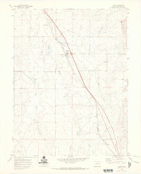 Download a high-resolution, GPS-compatible USGS topo map for Agate, CO (1973 edition)