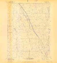 1970 Map of Agate, 1973 Print