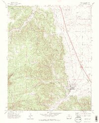 1971 Map of Aguilar, 1974 Print