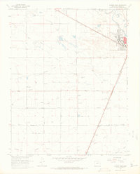 1966 Map of Alamosa, CO, 1969 Print