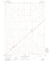 1962 Map of Amherst, CO, 1985 Print