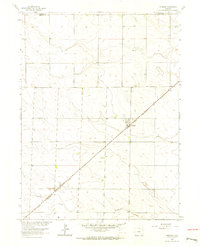 1962 Map of Amherst, CO, 1964 Print