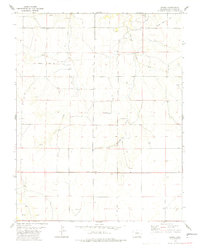preview thumbnail of historical topo map of Las Animas County, CO in 1978