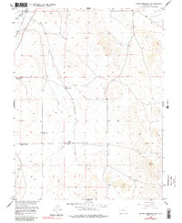 Download a high-resolution, GPS-compatible USGS topo map for Antero Reservoir NE, CO (1986 edition)