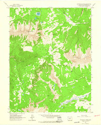 Download a high-resolution, GPS-compatible USGS topo map for Anthracite Range, CO (1964 edition)