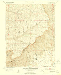 Download a high-resolution, GPS-compatible USGS topo map for Anvil Points, CO (1955 edition)