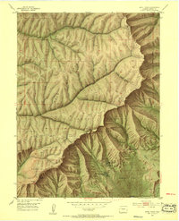 Download a high-resolution, GPS-compatible USGS topo map for Anvil Points, CO (1954 edition)