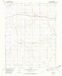 Download a high-resolution, GPS-compatible USGS topo map for Arapahoe, CO (1982 edition)