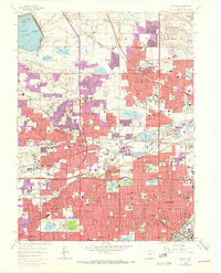 Download a high-resolution, GPS-compatible USGS topo map for Arvada, CO (1973 edition)