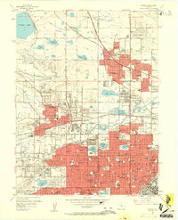 Download a high-resolution, GPS-compatible USGS topo map for Arvada, CO (1963 edition)
