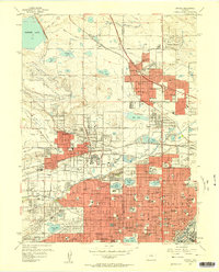Download a high-resolution, GPS-compatible USGS topo map for Arvada, CO (1958 edition)