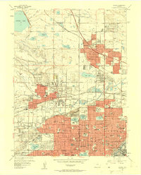 preview thumbnail of historical topo map of Arvada, CO in 1957