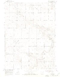 1951 Map of Logan County, CO, 1975 Print