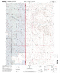 preview thumbnail of historical topo map of Logan County, CO in 1997