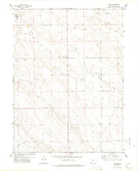 preview thumbnail of historical topo map of Weld County, CO in 1978