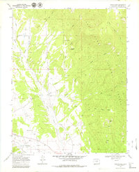 preview thumbnail of historical topo map of Huerfano County, CO in 1969