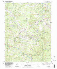 Download a high-resolution, GPS-compatible USGS topo map for Bailey, CO (1987 edition)