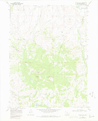 preview thumbnail of historical topo map of Moffat County, CO in 1969