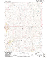 Download a high-resolution, GPS-compatible USGS topo map for Bald Mountain, CO (1986 edition)