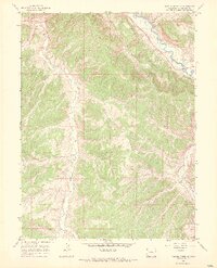 1966 Map of Barcus Creek SE, 1970 Print