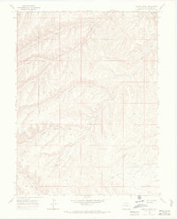Download a high-resolution, GPS-compatible USGS topo map for Barcus Creek, CO (1969 edition)