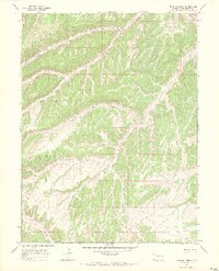 1966 Map of Barcus Creek, 1969 Print