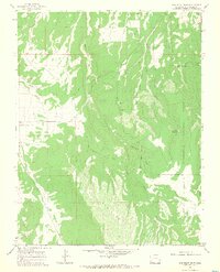 1964 Map of Barkelew Draw, 1968 Print