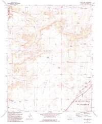 preview thumbnail of historical topo map of Las Animas County, CO in 1993