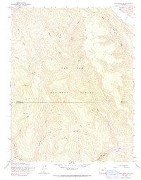 Download a high-resolution, GPS-compatible USGS topo map for Bear Mountain, CO (1991 edition)