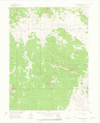 Download a high-resolution, GPS-compatible USGS topo map for Bears Ears Peaks, CO (1964 edition)