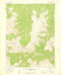 preview thumbnail of historical topo map of Grand County, CO in 1957