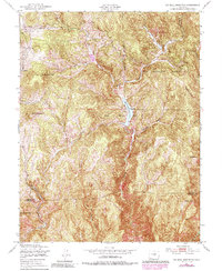 Download a high-resolution, GPS-compatible USGS topo map for Big Bull Mountain, CO (1985 edition)