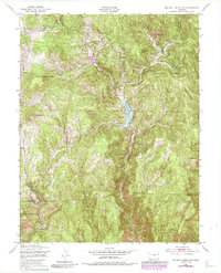 Download a high-resolution, GPS-compatible USGS topo map for Big Bull Mountain, CO (1988 edition)