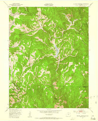Download a high-resolution, GPS-compatible USGS topo map for Big Bull Mountain, CO (1954 edition)