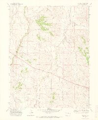 1970 Map of Big Gulch, 1973 Print