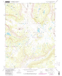 Download a high-resolution, GPS-compatible USGS topo map for Big Marvine Peak, CO (1988 edition)